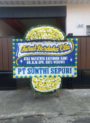 Papan Bunga Duka di Tayan Hilir